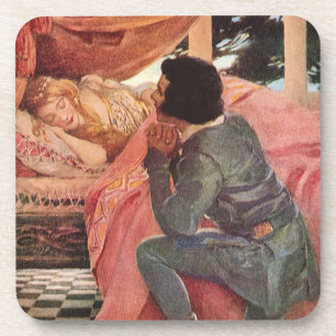Posavasos Bella Durmiente Vintage por Jessie Willcox Smith