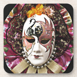 Posavasos Bella máscara masculina de carnaval