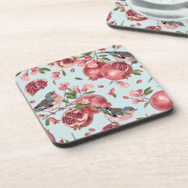 Posavasos Bellas Aves - Pomegranías - Regalos