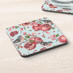 Posavasos Bellas Aves - Pomegranías - Regalos