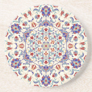 Posavasos Belleza de Mandala: colorido mosaico cultural