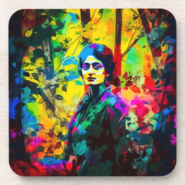 Posavasos Belleza vibrante (Frente)