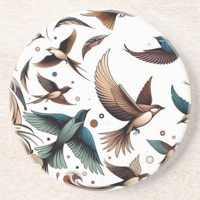 Posavasos Belleza voladora (Frente)