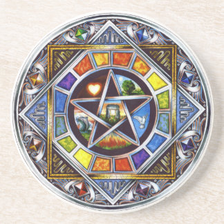 Posavasos Bendición de la montaña rusa de los elementos