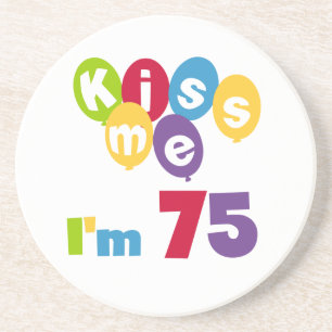 Posavasos Bésame tengo 75 camisetas de cumpleaños y regalos