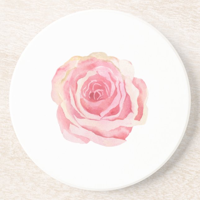 Posavasos Beso de una rosa (Frente)