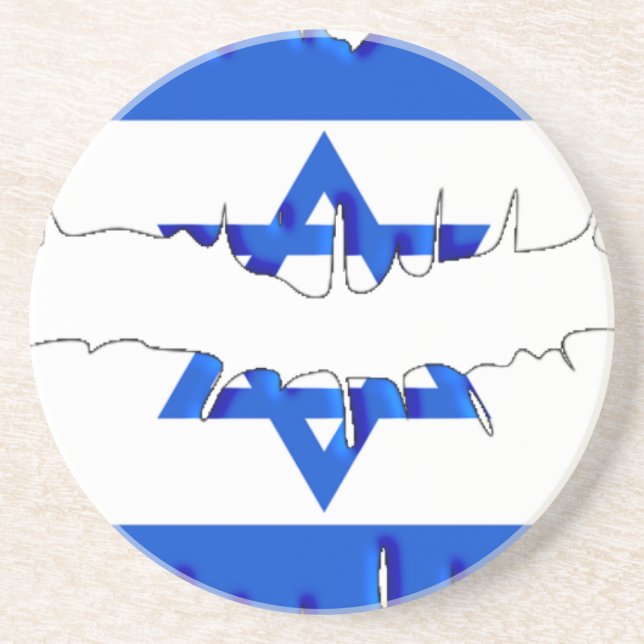 Posavasos Beso israelí (Frente)