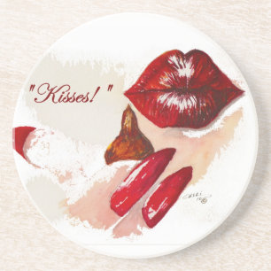 Posavasos "¡Besos!"Posavasos