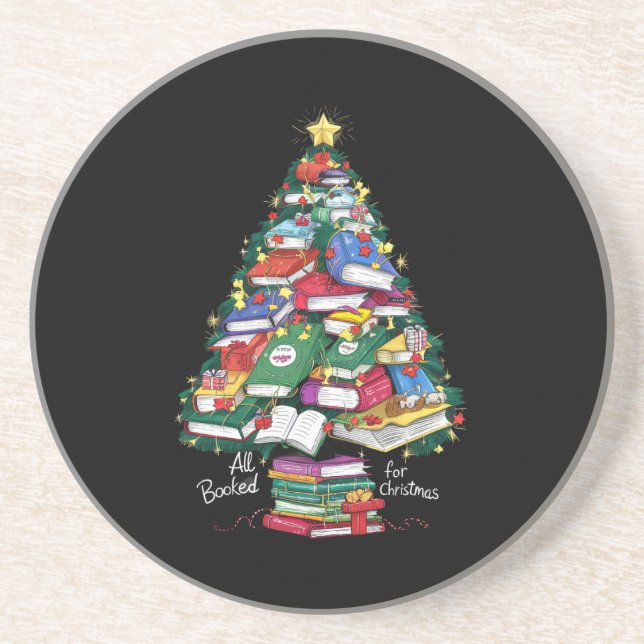 Posavasos Bibliotecario De Regalo De Xmas Para Libros Para N (Frente)