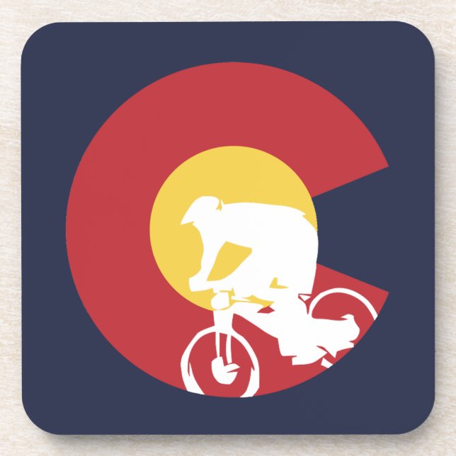 Posavasos Bici de montaña Colorado (Frente)