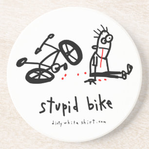 Posavasos Bici estúpida