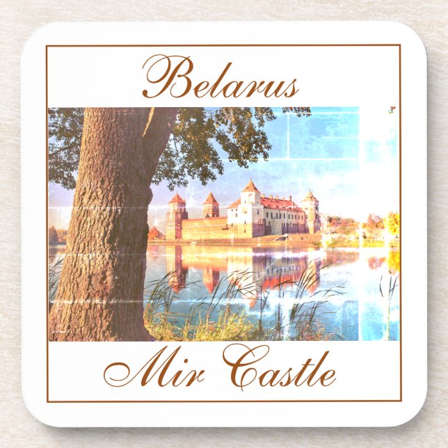 Posavasos Bielorrusia Mir Castle Architecture Nature Coaster (Frente)
