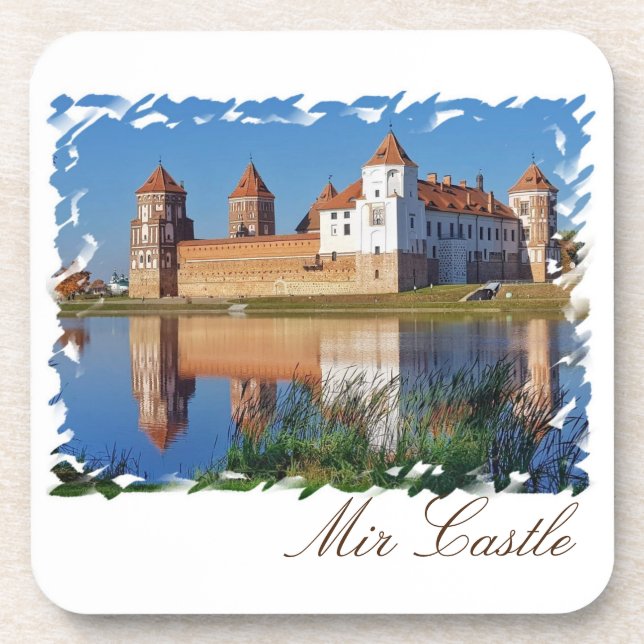 Posavasos Bielorrusia Mir Castle Architecture Nature Coaster (Frente)