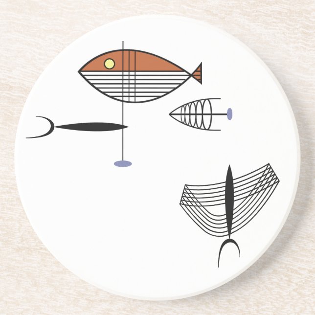 Posavasos BIEN del práctico de costa del MAR 4,5" versión #2 (Frente)