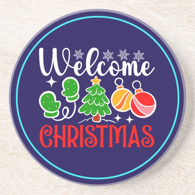 Posavasos Bienvenido Navidad-63758 (Frente)
