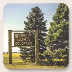 Posavasos Bienvenidos a Colorful Colorado