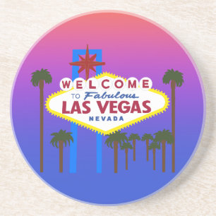 Posavasos Bienvenidos al Rótulo #3 de Las Vegas