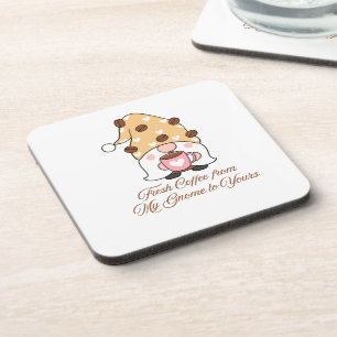 Posavasos Bienvenidos de Gnome en un set de una montaña rusa
