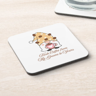 Posavasos Bienvenidos de Gnome en un set de una montaña rusa