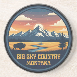 Posavasos Big Sky Country Montana