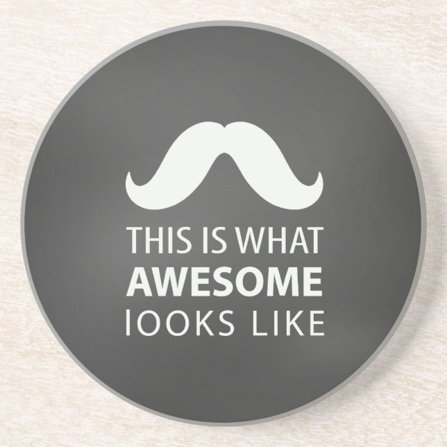 Posavasos Bigote Impresionante (Frente)