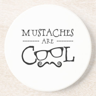 Posavasos Bigotes Gafas Cool