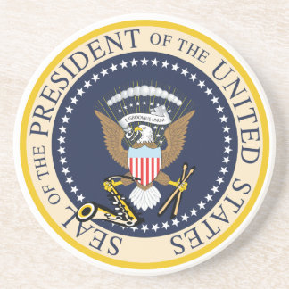 Posavasos Bill Clinton: Sello presidencial: Práctico de