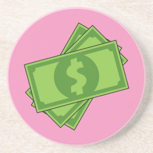 Posavasos Billetes en dólares de personalizado