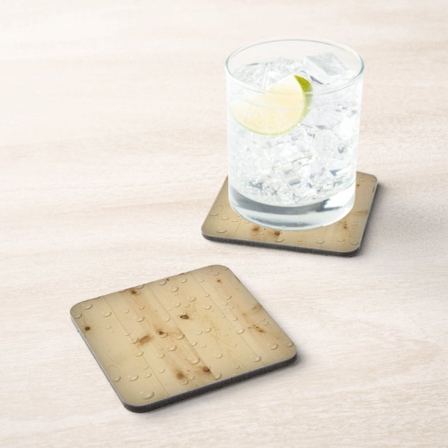 Posavasos Birch Wood Cork Coaster (Lado Derecho)