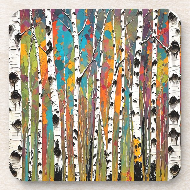 Posavasos Birch Woods Thunder_Cove (Frente)