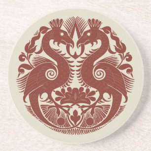 Posavasos Bird-Things Sandstone Coaster