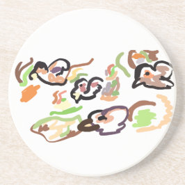 Posavasos Birds and autumn