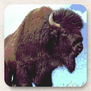 Posavasos Bison Pop Art