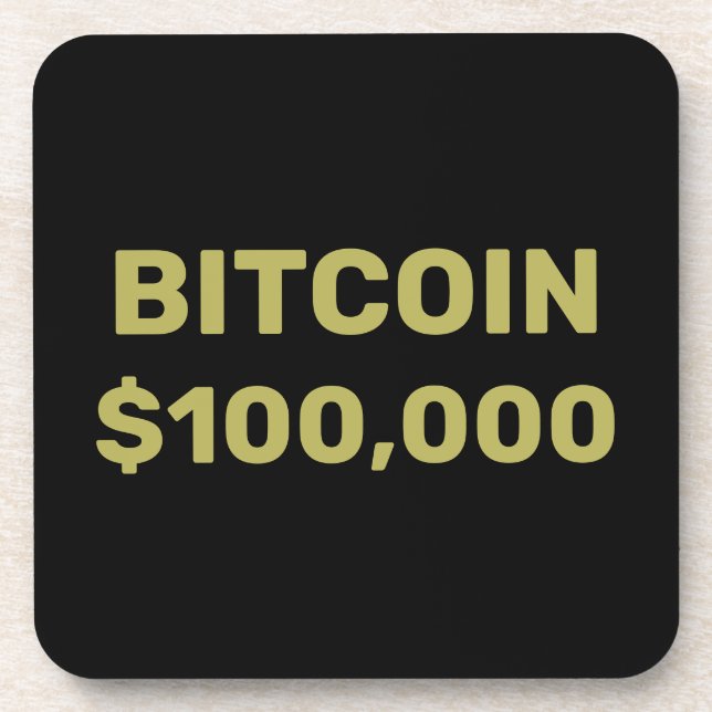Posavasos Bitcoin 100000 Celebración (Frente)