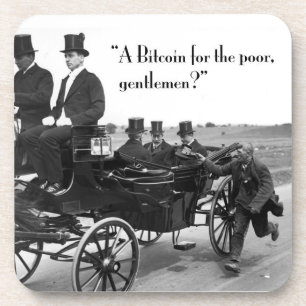 Posavasos Bitcoin Beggar