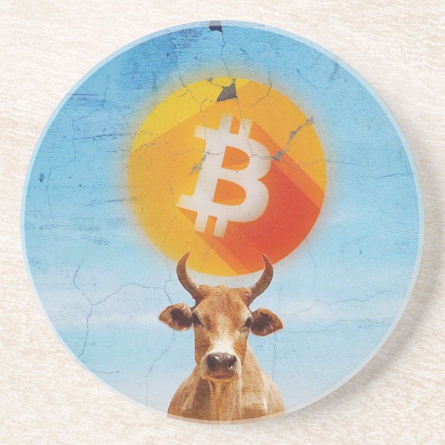 Posavasos Bitcoin Resilient Bull (Frente)