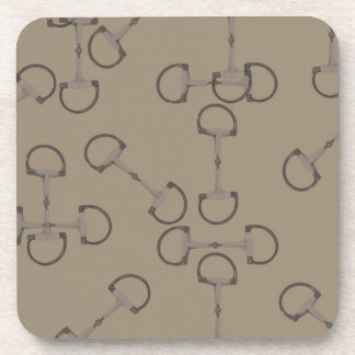 Posavasos Bits de caballos ecuestres beis