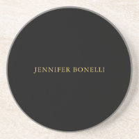 Black Gold Colors Profesional Trendy Modern Plain