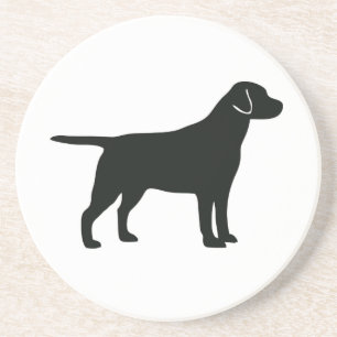 Posavasos Black Lab Dog Coaster