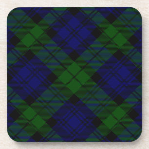 Posavasos Black Watch Tartan Blue Green Plage
