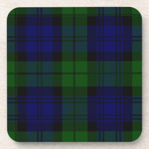 Posavasos Black Watch Tartan Blue Green Plage