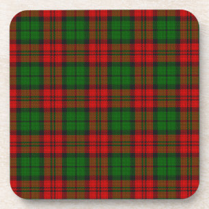 Posavasos Blackwatch Campbell Tartan Red Green Plate