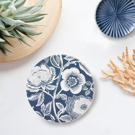 Posavasos Blanco azul de Hampton