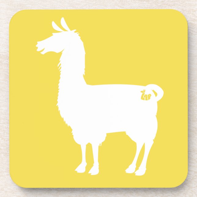 Posavasos Blanco en los prácticos de costa de la llama del (Frente)