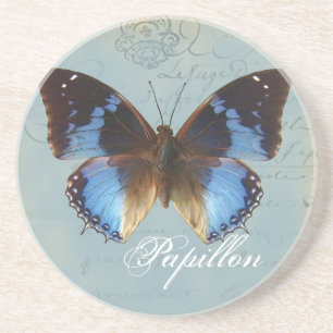 Posavasos Bleu de Papillon