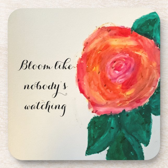 Posavasos Bloom Like Nobody’s Watching (Frente)