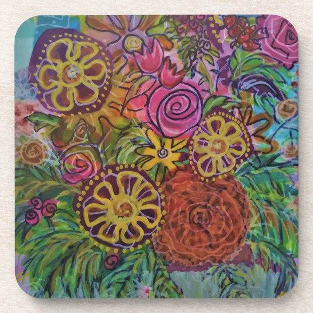 Posavasos Blooms Set de 6 (Frente)