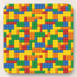POSAVASOS BLOQUES DE CONSTRUCCIÓN DE NIÑOS DE COLOR BRILLANT