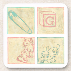 Posavasos Bloques de fotos para bebés por Chariklia Zarris