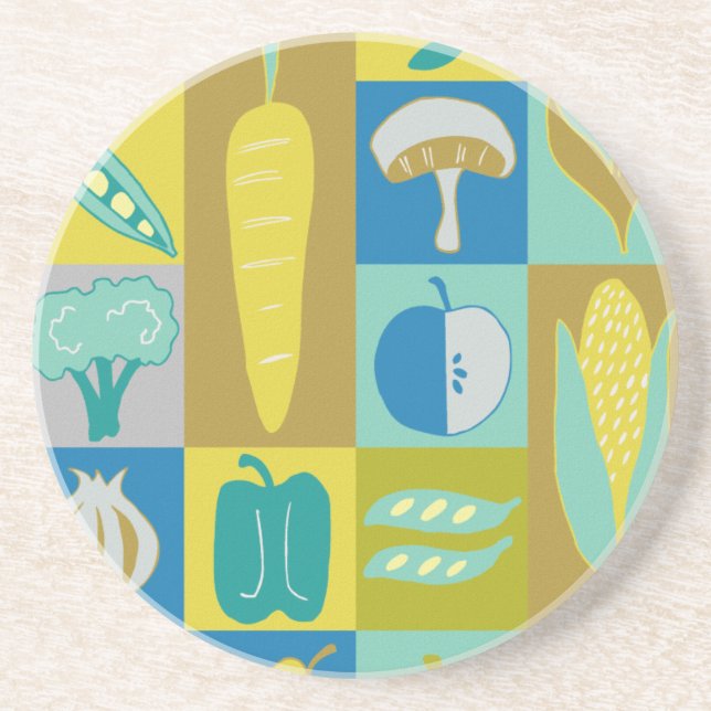 Posavasos Bloques de vegetación II (Frente)